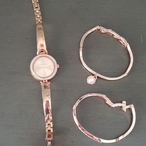 Watch and bracelet set